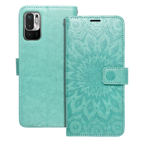 MEZZO Book puzdro pre XIAOMI Redmi Note 10 5G / Poco M3 Pro / Poco M3 Pro 5G mandala green