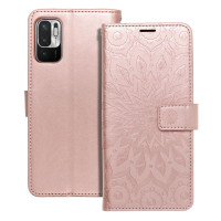 MEZZO Book puzdro pre XIAOMI Redmi Note 10 5G / Poco M3 Pro / Poco M3 Pro 5G mandala rose gold