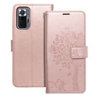 MEZZO Book puzdro pre XIAOMI Redmi Note 10 / 10S tree rose gold
