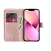 MEZZO Book puzdro pre XIAOMI Redmi Note 10 / 10S tree rose gold
