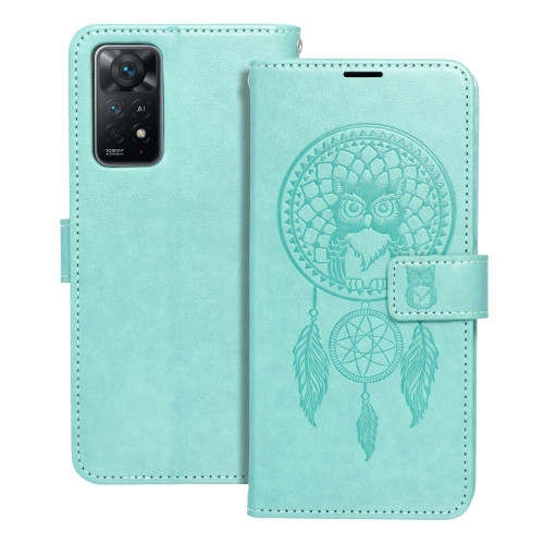 MEZZO Book puzdro pre XIAOMI Redmi Note 11 / 11S dreamcatcher green