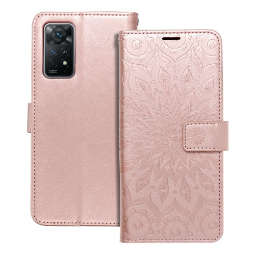 MEZZO Book puzdro pre XIAOMI Redmi Note 11 Pro / 11 Pro 5G mandala rose gold