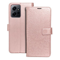 MEZZO Book puzdro pre XIAOMI Redmi Note 12 5G mandala rose gold