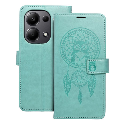 MEZZO Book puzdro pre XIAOMI Redmi Note 13 Pro 4G / POCO M6 Pro 4G dreamcatcher green