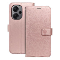 MEZZO Book puzdro pre XIAOMI Redmi Note 13 Pro Plus 5G mandala rose gold