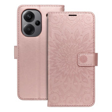 MEZZO Book puzdro pre XIAOMI Redmi Note 13 Pro Plus 5G mandala rose gold