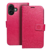 MEZZO Knižkové puzdro pre IPHONE 16 mandala magenta