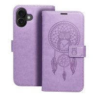 MEZZO Knižkové puzdro pre IPHONE 16 Plus dreamcatcher fialové