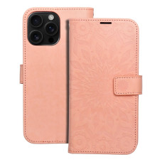 MEZZO Knižkové puzdro pre IPHONE 16 Pro Max mandala peach fuzz