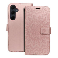 MEZZO Knižkové puzdro pre SAMSUNG A35 5G mandala rose gold