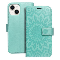 MEZZO Puzdro na knihy pre IPHONE 14 mandala green