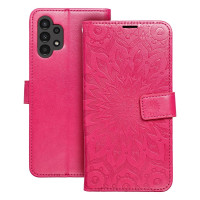 MEZZO Puzdro na knihy pre SAMSUNG A13 4G mandala magenta