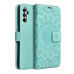 MEZZO Puzdro na knihy pre SAMSUNG A13 5G / A04S mandala green