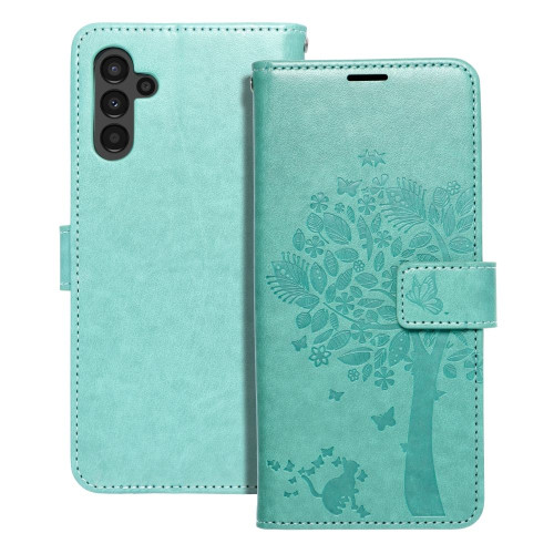 MEZZO Puzdro na knihy pre SAMSUNG A13 5G / A04S stromovo zelené