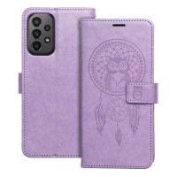 MEZZO Puzdro na knihy pre SAMSUNG A23 5G dreamcatcher fialové
