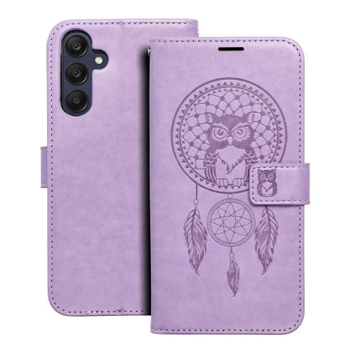 MEZZO Puzdro na knihy pre SAMSUNG A25 5G dreamcatcher fialové