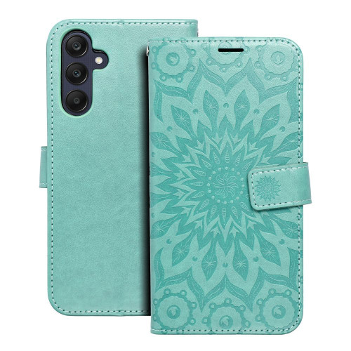 MEZZO Puzdro na knihy pre SAMSUNG A25 5G mandala green