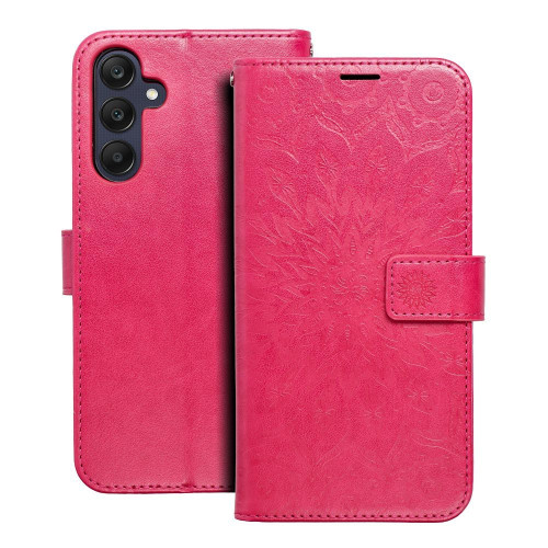 MEZZO Puzdro na knihy pre SAMSUNG A25 5G mandala magenta