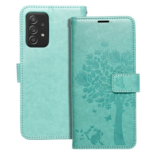 MEZZO Puzdro na knihy pre SAMSUNG A52 5G / A52 LTE ( 4G ) / A52s 5G tree green