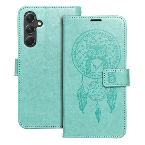 MEZZO Puzdro na knihy pre SAMSUNG A54 5G dreamcatcher green