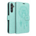 MEZZO Puzdro na knihy pre SAMSUNG A54 5G dreamcatcher green