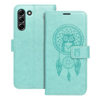 MEZZO Puzdro na knihy pre SAMSUNG S21 FE dreamcatcher green