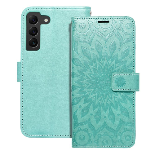 MEZZO Puzdro na knihy pre SAMSUNG S22 mandala green