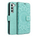 MEZZO Puzdro na knihy pre SAMSUNG S22 mandala green