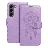 MEZZO Puzdro na knihy pre SAMSUNG S23 dreamcatcher fialové
