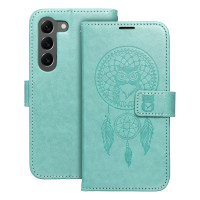 MEZZO Puzdro na knihy pre SAMSUNG S23 dreamcatcher green