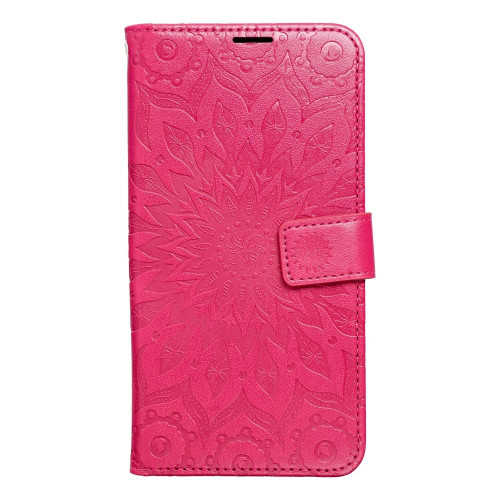 MEZZO Puzdro na knihy pre SAMSUNG S24 mandala magenta