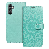 MEZZO Puzdro typu kniha pre SAMSUNG A14 4G / A14 5G mandala zelené