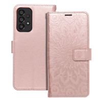 MEZZO Puzdro typu kniha pre SAMSUNG A33 5G mandala rose gold
