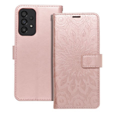 MEZZO Puzdro typu kniha pre SAMSUNG A33 5G mandala rose gold