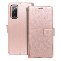 MEZZO Puzdro typu kniha pre SAMSUNG S20 FE / S20 FE 5G mandala rose gold