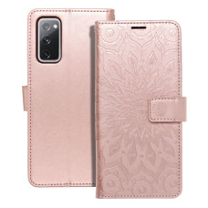 MEZZO Puzdro typu kniha pre SAMSUNG S20 FE / S20 FE 5G mandala rose gold
