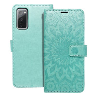 MEZZO Puzdro typu kniha pre SAMSUNG S20 FE / S20 FE 5G mandala zelené