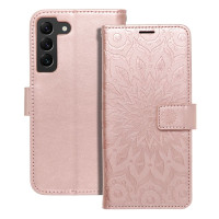 MEZZO Puzdro typu kniha pre SAMSUNG S22 mandala rose gold