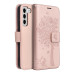MEZZO Puzdro typu kniha pre SAMSUNG S22 tree rose gold
