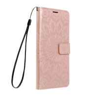 MEZZO Puzdro typu kniha pre SAMSUNG S23 Ultra mandala rose gold