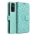 MEZZO Puzdro typu kniha pre XIAOMI Redmi 10 / 10 2022 mandala green
