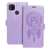 MEZZO Puzdro typu kniha pre XIAOMI Redmi 10C dreamcatcher fialové