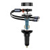 Nabíjačka do auta BASEUS USB A + výsuvný kábel 2v1 Typ C / Lightning PC3.0 QC4.0 3A 60W CCTXP-UCL čierna