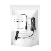Nabíjačka do auta BLUE STAR 2A s káblom Micro USB čierna