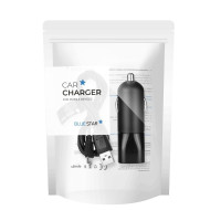Nabíjačka do auta BLUE STAR 2A USB A + kábel USB A na Micro USB čierna