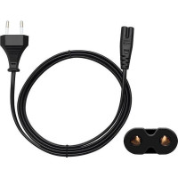 Napájací kábel pre rádio (2pin) 1,5 m čierny