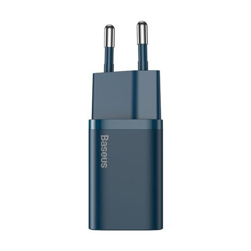 Nástenná nabíjačka BASEUS typu C + kábel typu C na Lightning PD QC3.0 3A 20W TZCCSUP-B03 modrá