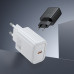 Nástenná nabíjačka HOCO typ C + kábel typ C na Lightning PD QC 30W N62 biela