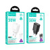 Nástenná nabíjačka HOCO typ C + kábel typ C na Lightning PD QC 30W N62 biela