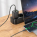 Nástenná nabíjačka HOCO USB A + Typ C + kábel Typ C na Lightning PD QC3.0 3A 20W N61 čierna